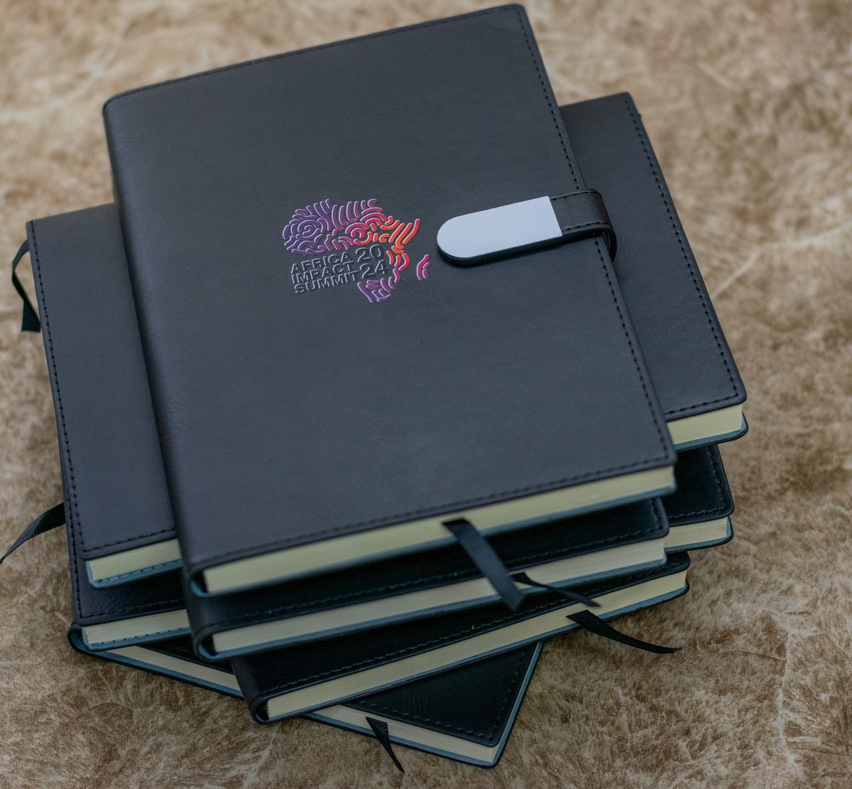 Black Cover Diary Book
